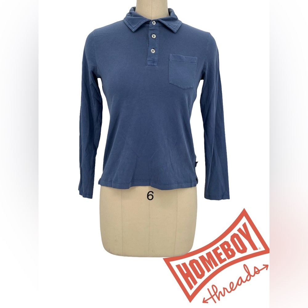 Vineyard Vines Women's Blue Long sleeve Top Size S